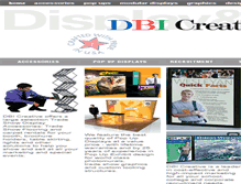 Tablet Screenshot of dbicreative.com